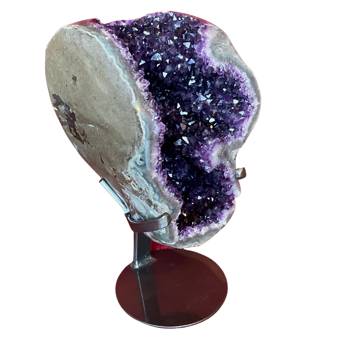 Amethyst Geode on Stand