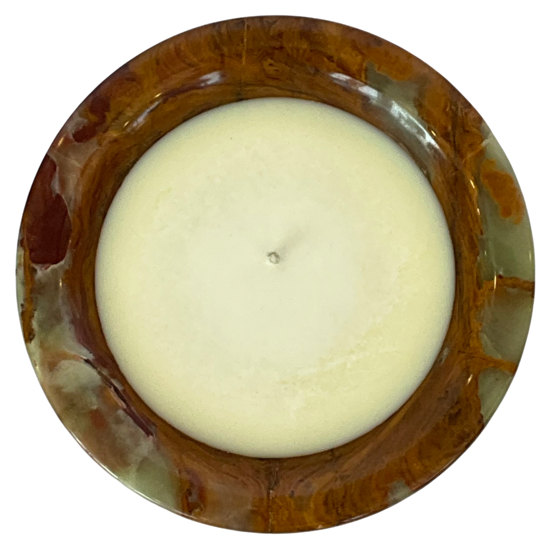 Mixed Color Marble Vessel Gardenia Candle