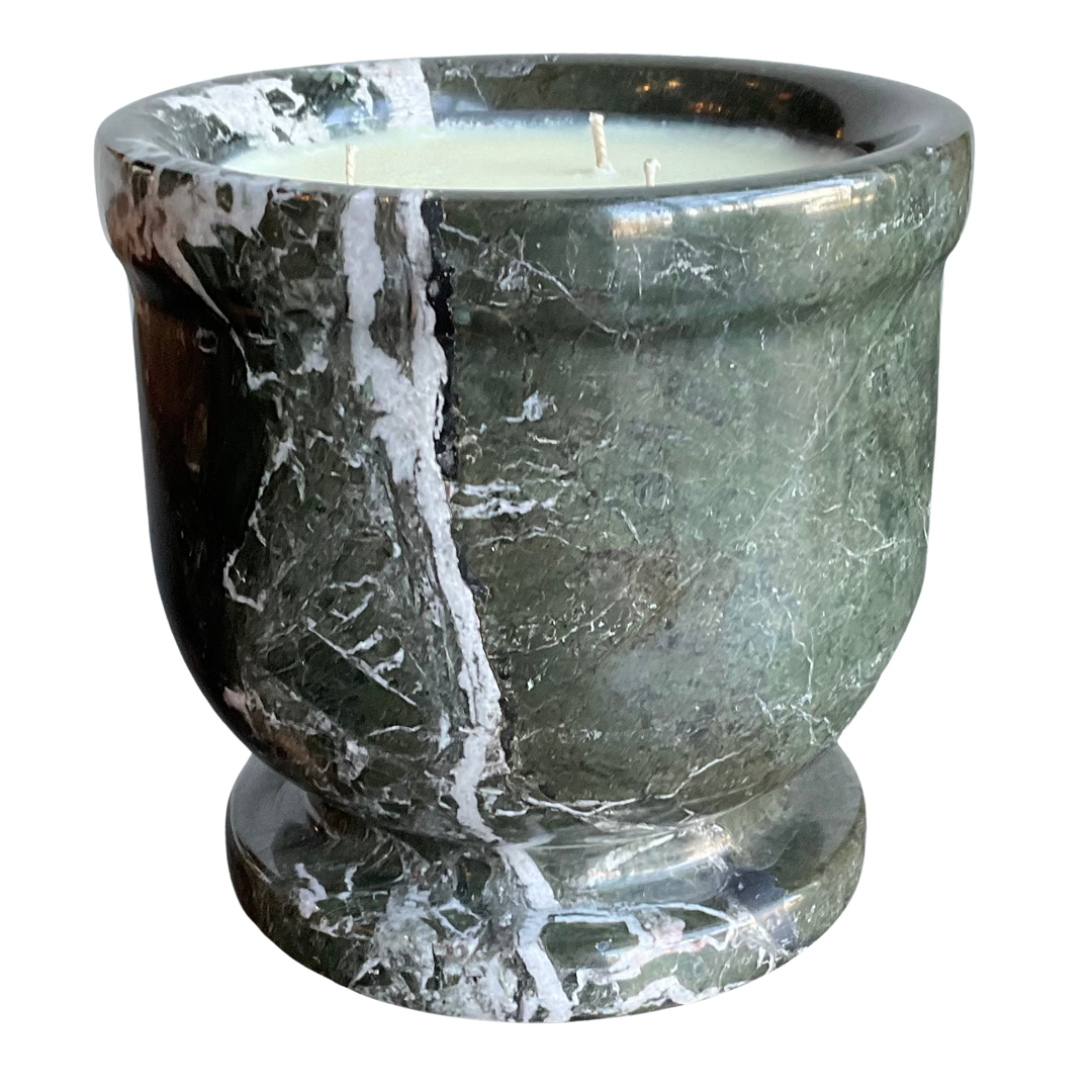 Marble Vessel Gardenia Candle