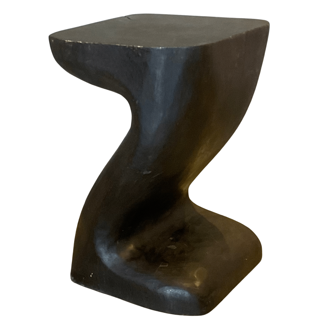Carved Solid Wood Z Stool