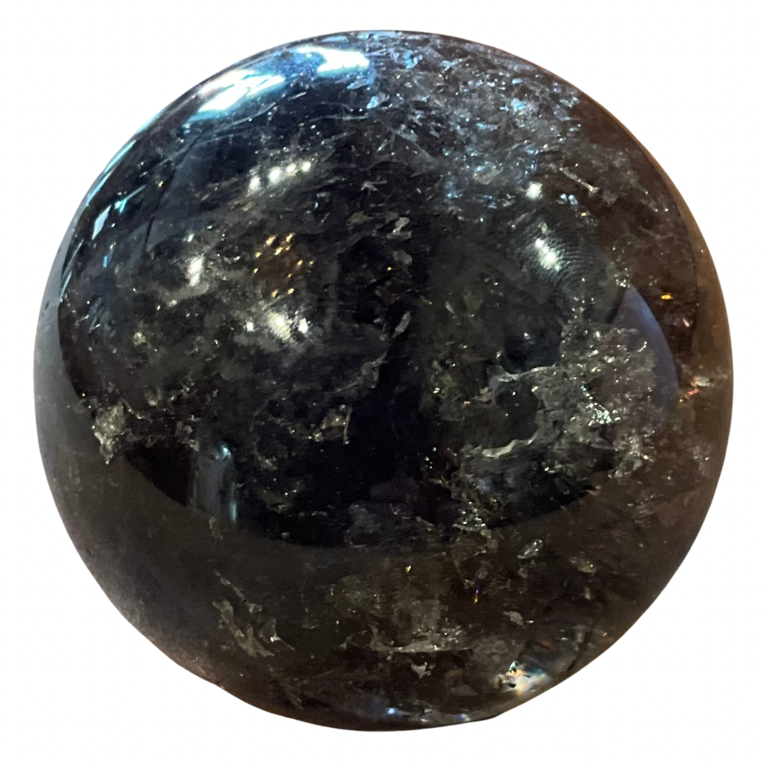Smoky quartz Crystal Sphere