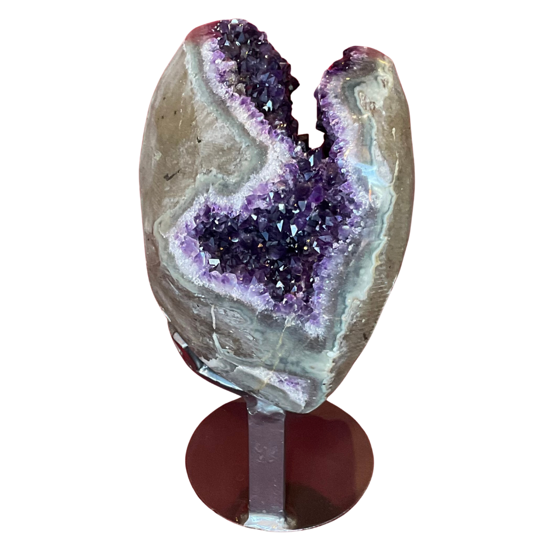 Amethyst Geode on Stand