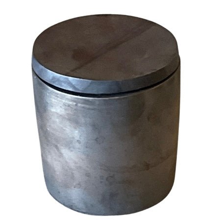 Pewter Tone Solid Bronze Candle