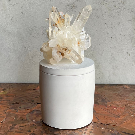 Starburst Crystal Lid Candle