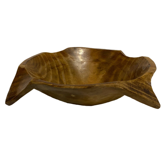 Hand Carved Native Wood Bowl