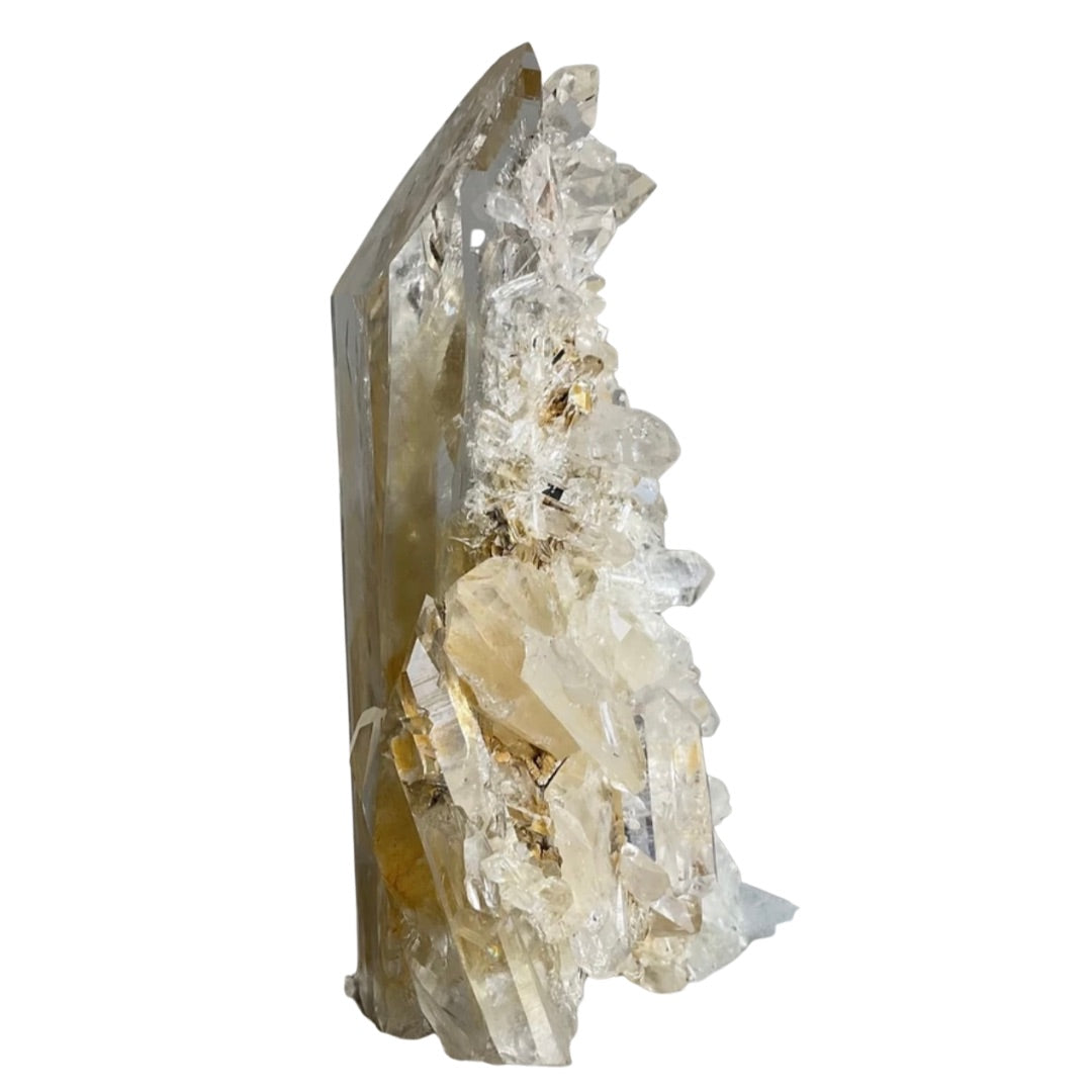 Twin Quartz Crystal Lid Candle