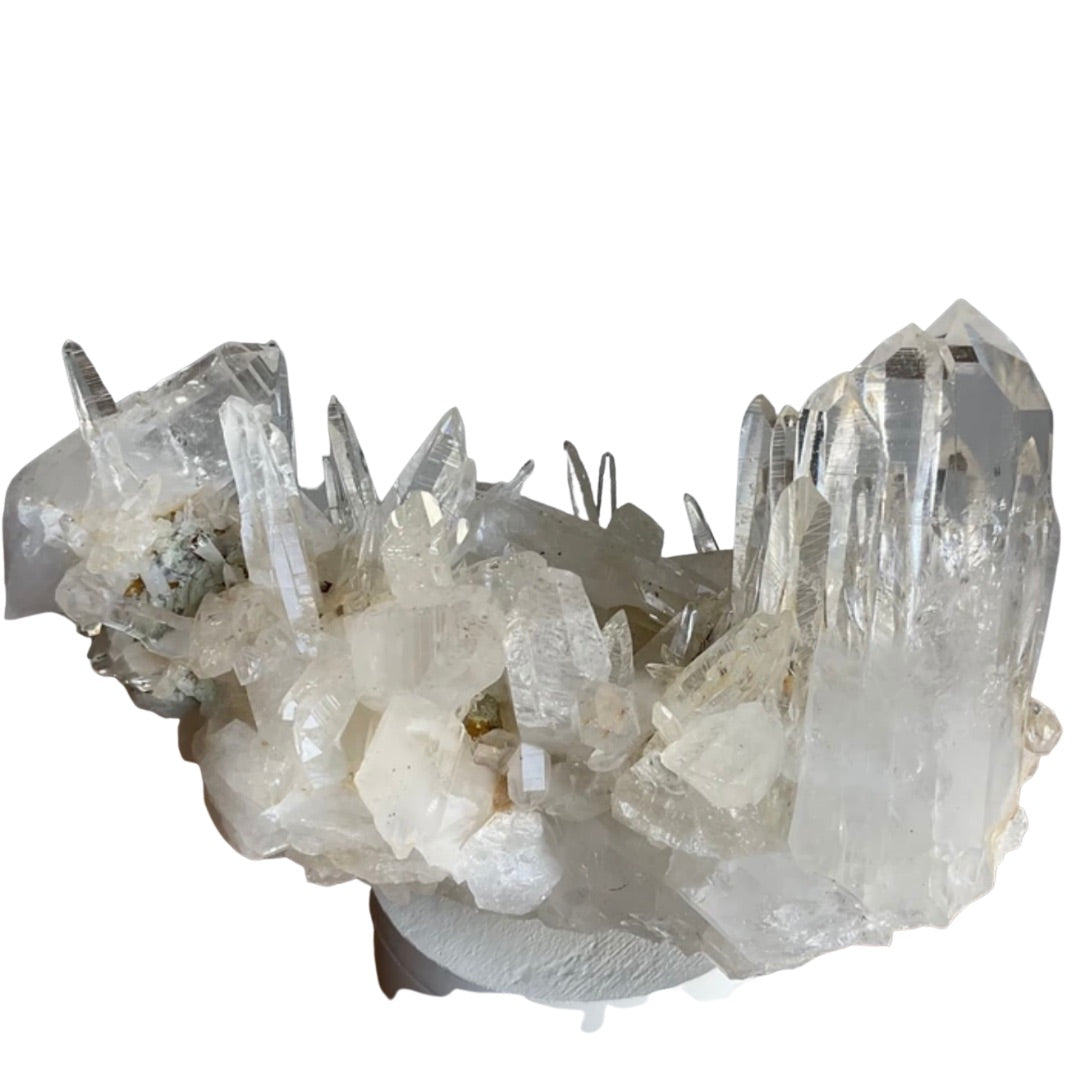 Large Quartz Crystal Lid Candle