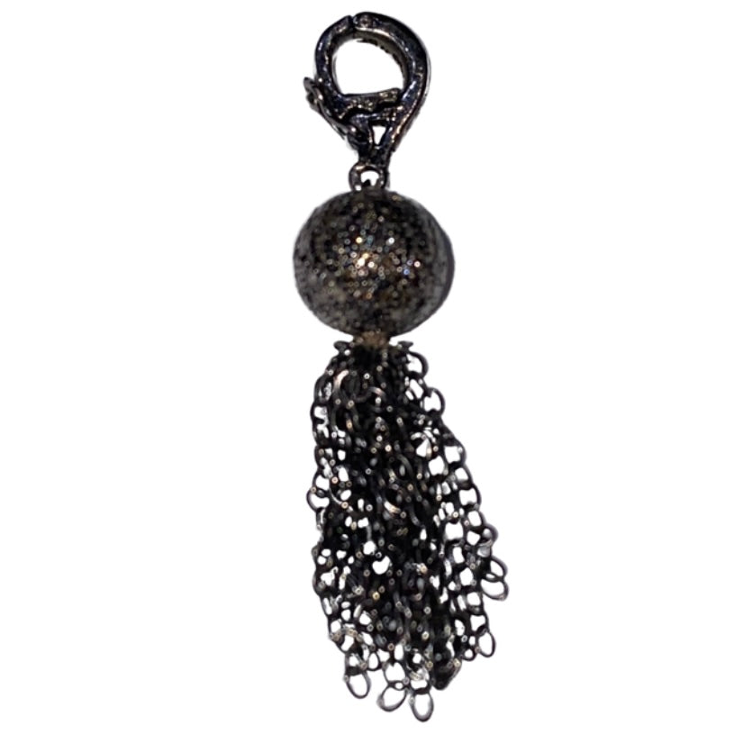 Diamond Sphere & Chains Pendant