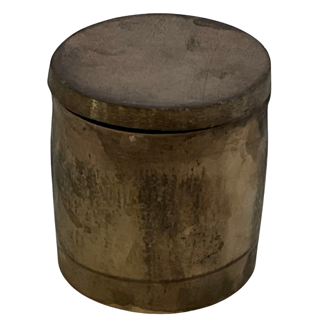 Gardenia Solid Bronze Patinated Candle
