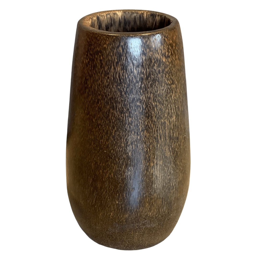 Coconut Palm Wood Floor Vase