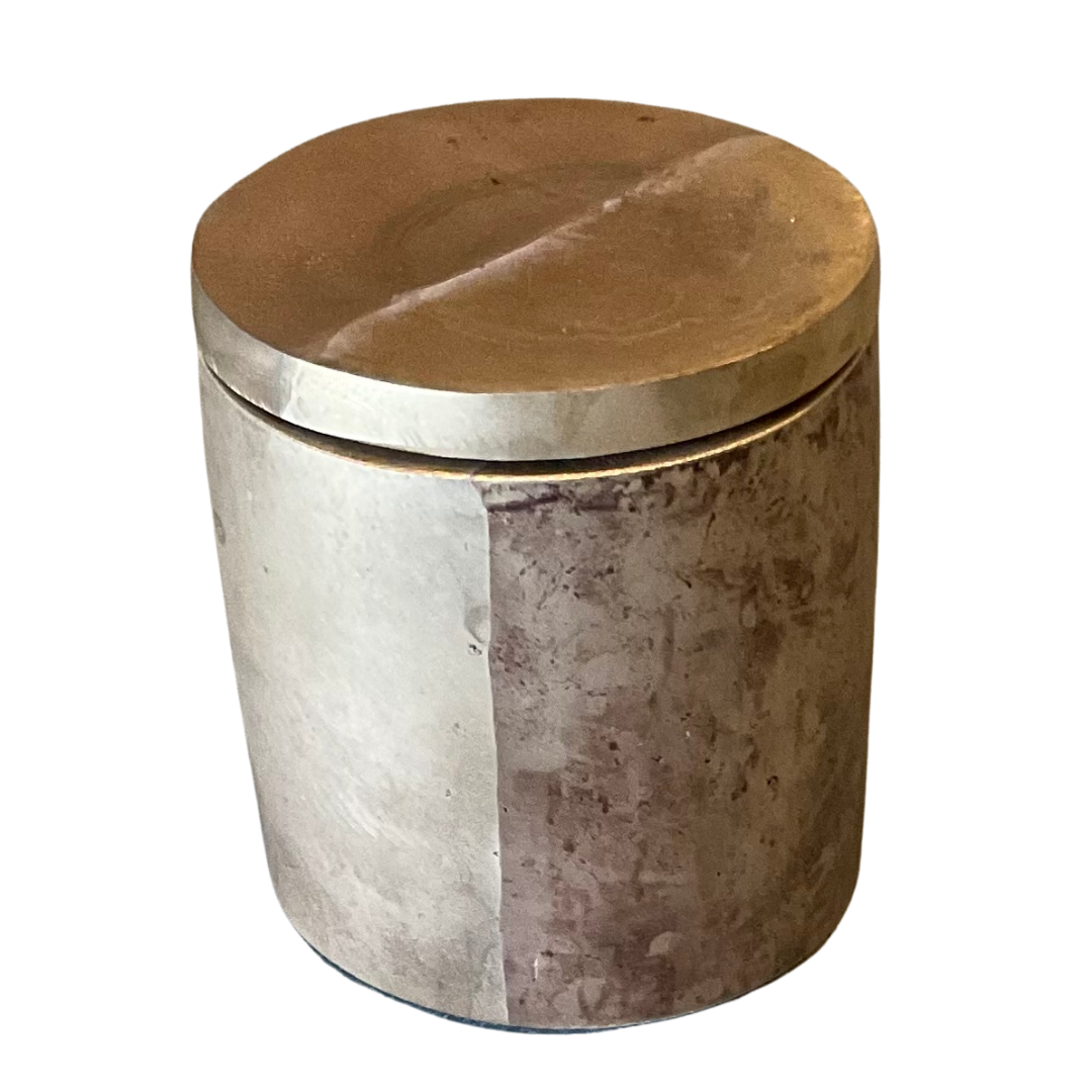 Stripe Accent Solid Bronze Candle