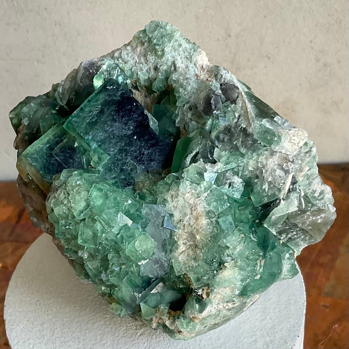 FLUORITE CLUSTER LID CANDLE