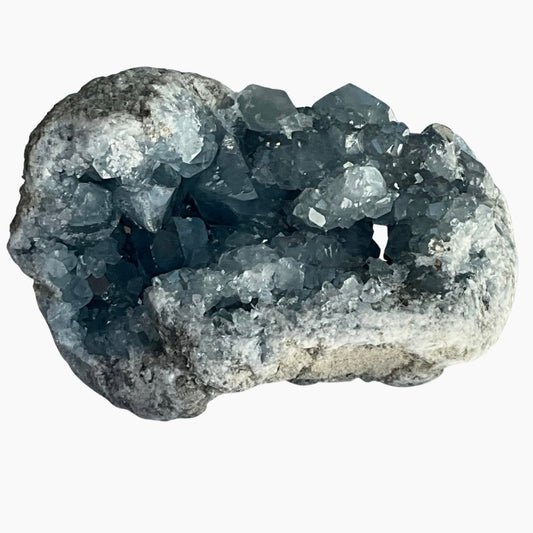 Celestite Abstract Crystal Cluster 7.27 LBS