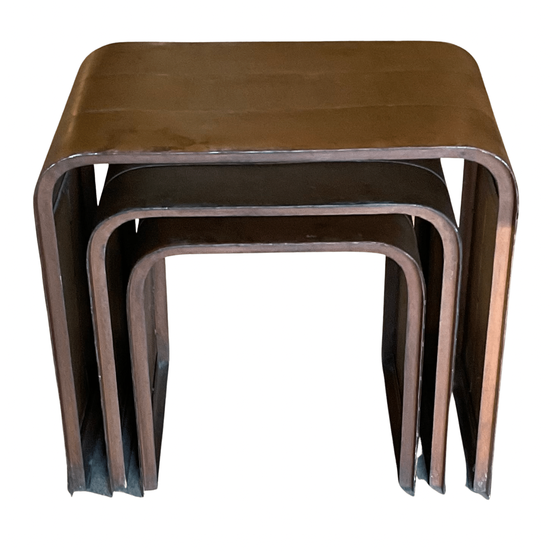 Set of 3 Metal Nesting Tables