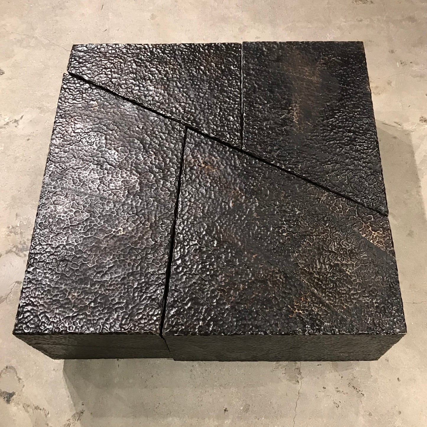 Hammered Copper Table