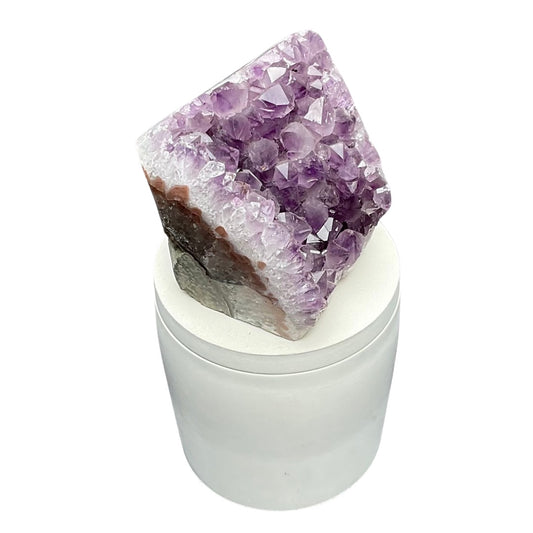 Amethyst Crystal Lid Candle