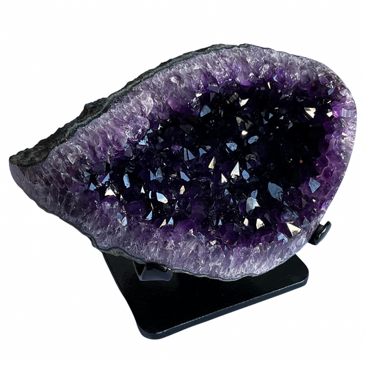 Amethyst Geode Crystal on Stand