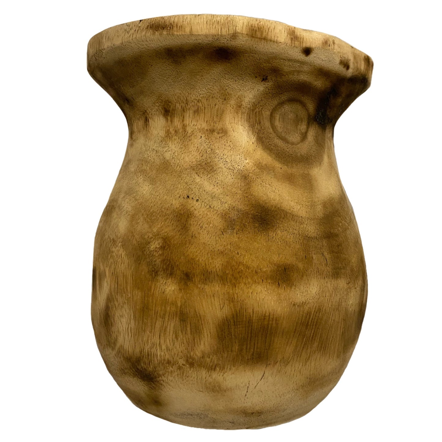 Natural Wood Paulownia Vase