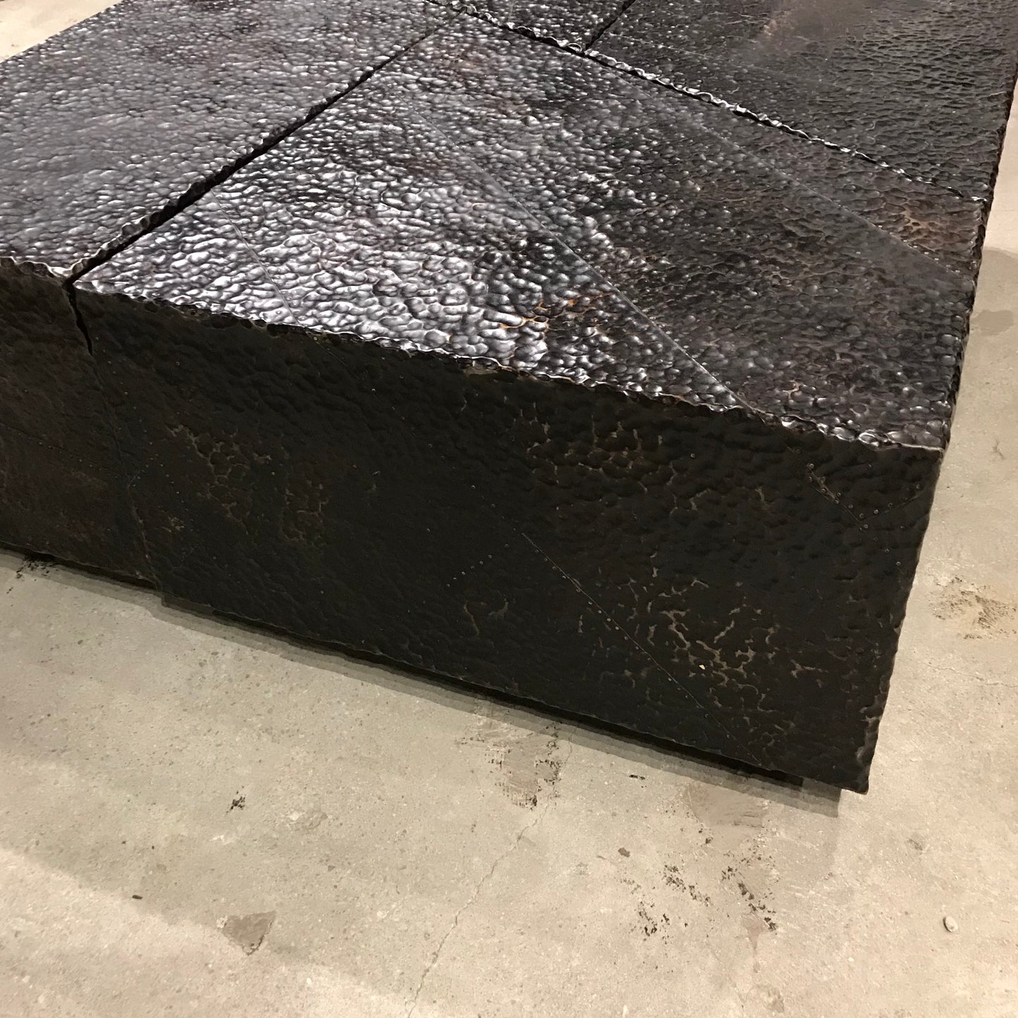 Hammered Copper Table