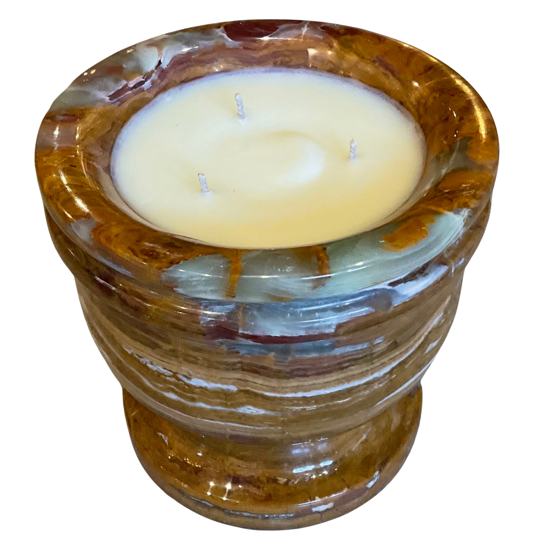 Multi-Color Onyx Gardenia Candle