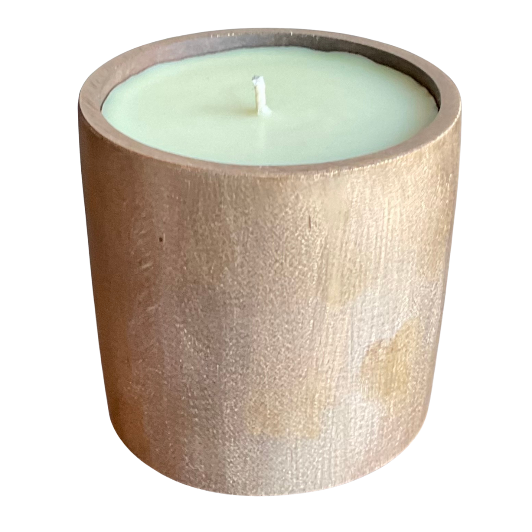 Gardenia Solid Bronze Candle