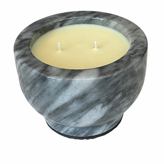 Grey Tones Marble Gardenia Candle