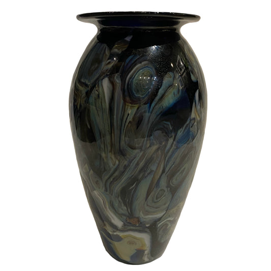 Robert Eickholt Marbled Glass Vase