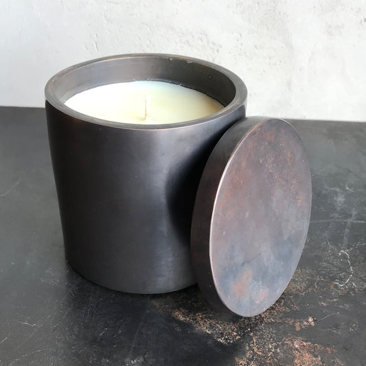 Blackened Bronze Candle