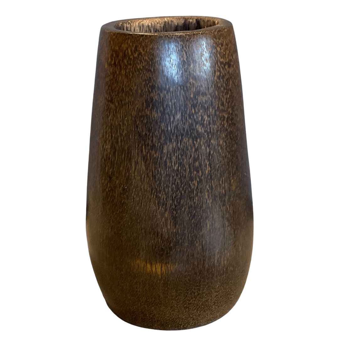 Coconut Palm Wood Floor Vase