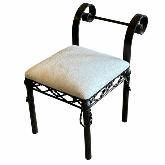 Iron & Shearling Chair