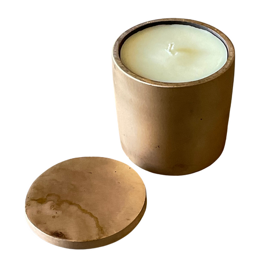 Bronze Tone Solid Bronze Candle