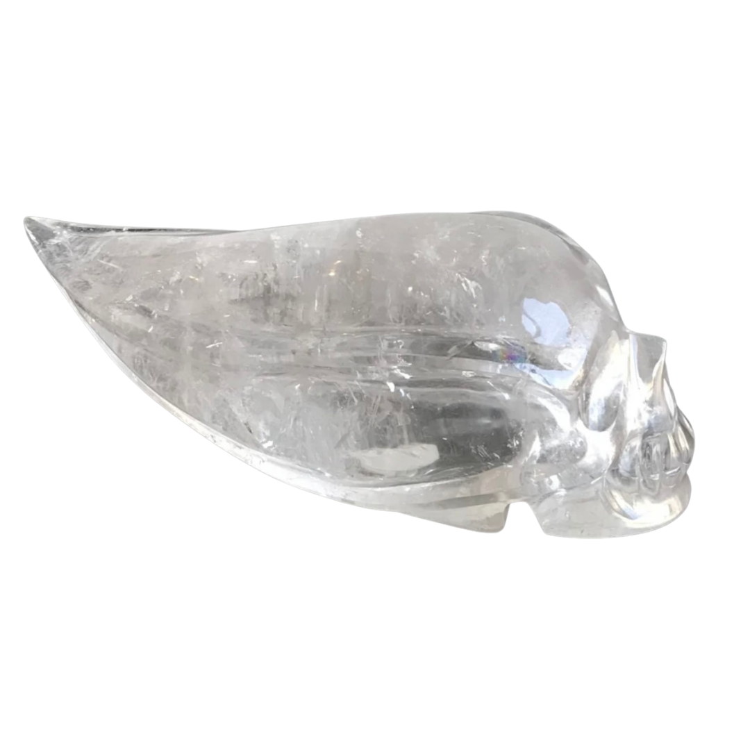 Quartz Crystal Elongated Skull