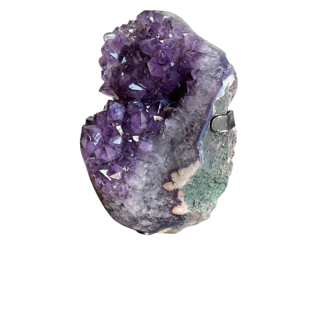 Large Amethyst Cluster on Stand
