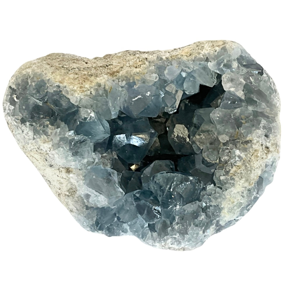Celestite Abstract Crystal Cluster 5.23 LBS