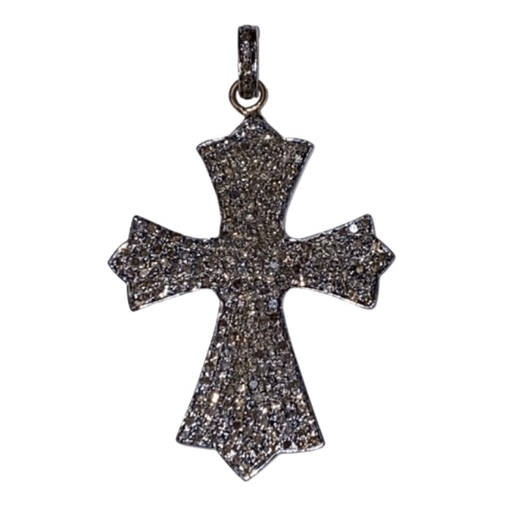 Diamond Encrusted Cross Pendant