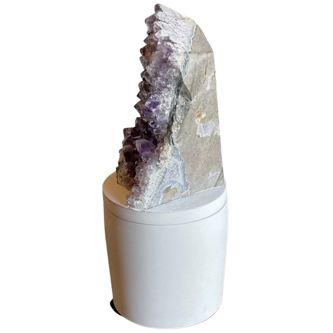 Amethyst Geode with Agate Lid Candle