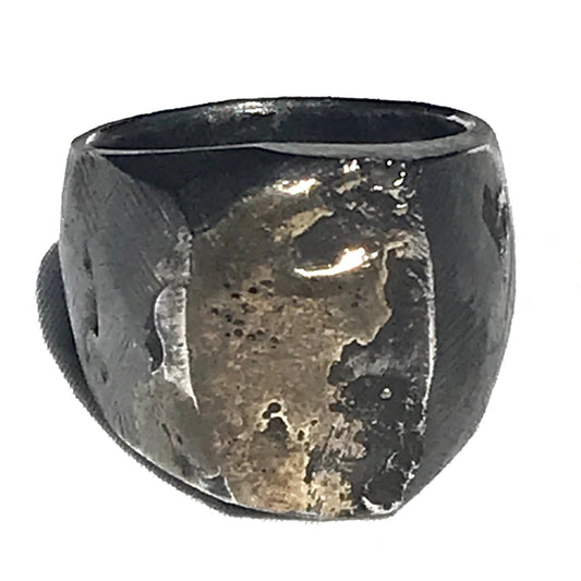 Oxidized Signet Ring