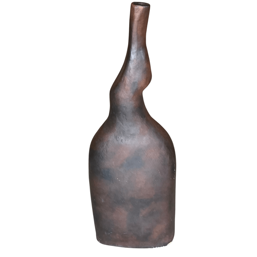 Terra Cotta Abstract Vase