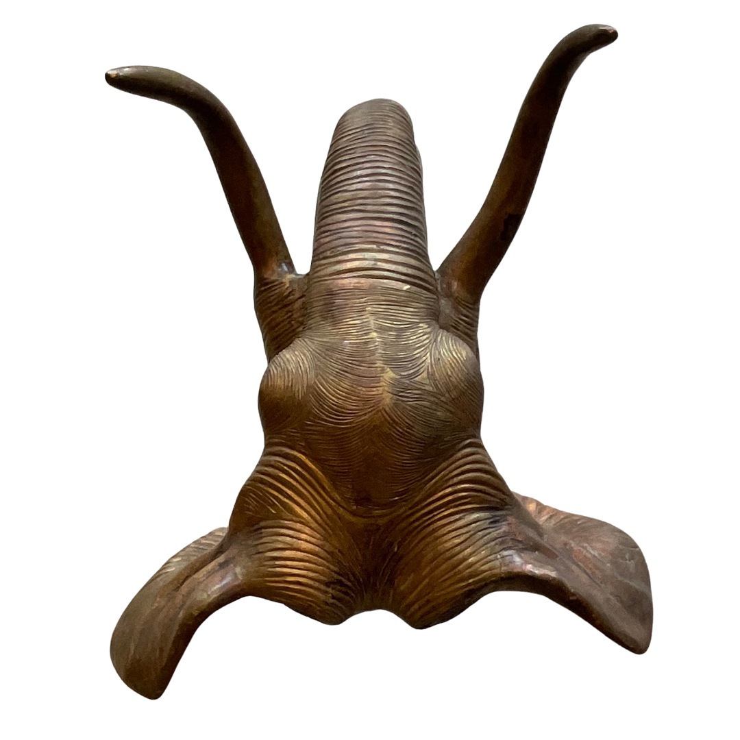 Bronze Elephant Base Coffee Table