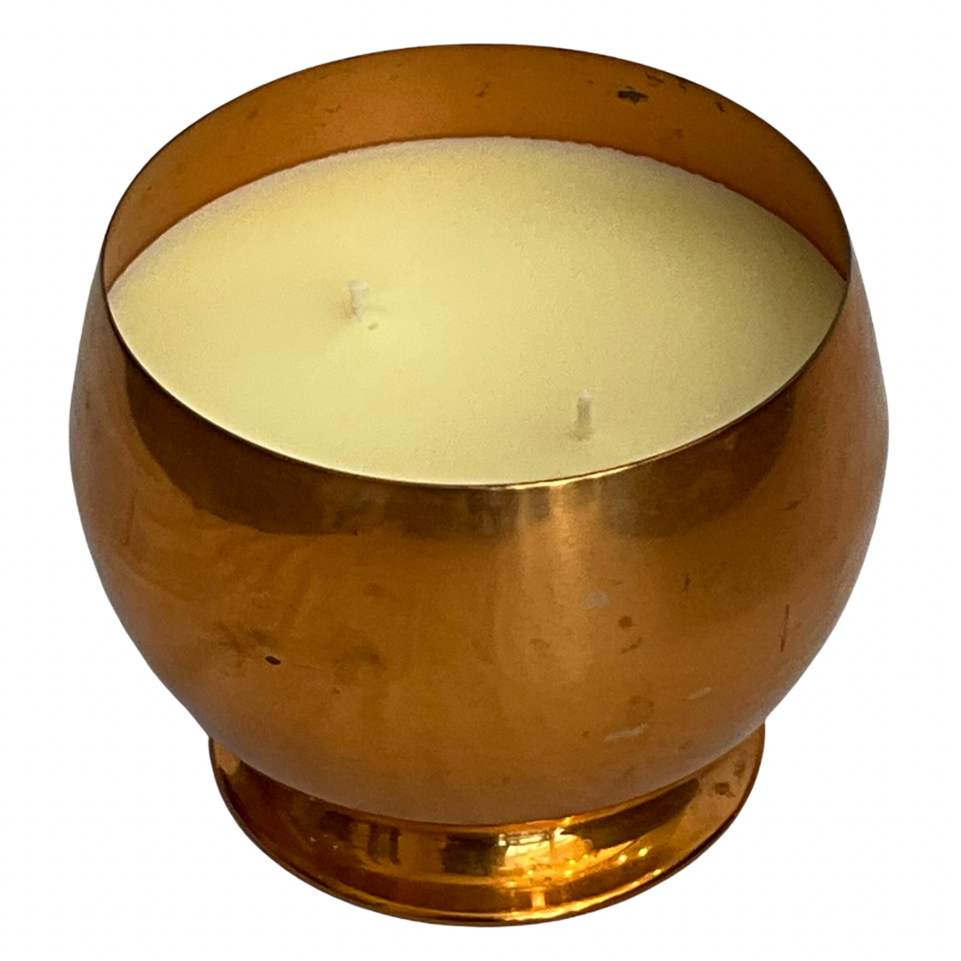 Copper Vessel Hand Poured Gardenia Candle