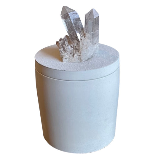 The Twins Quartz Generator Lid Candle