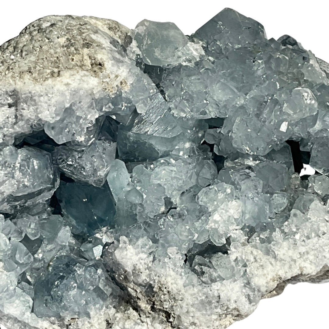 Celestite Abstract Crystal Cluster 7.27 LBS