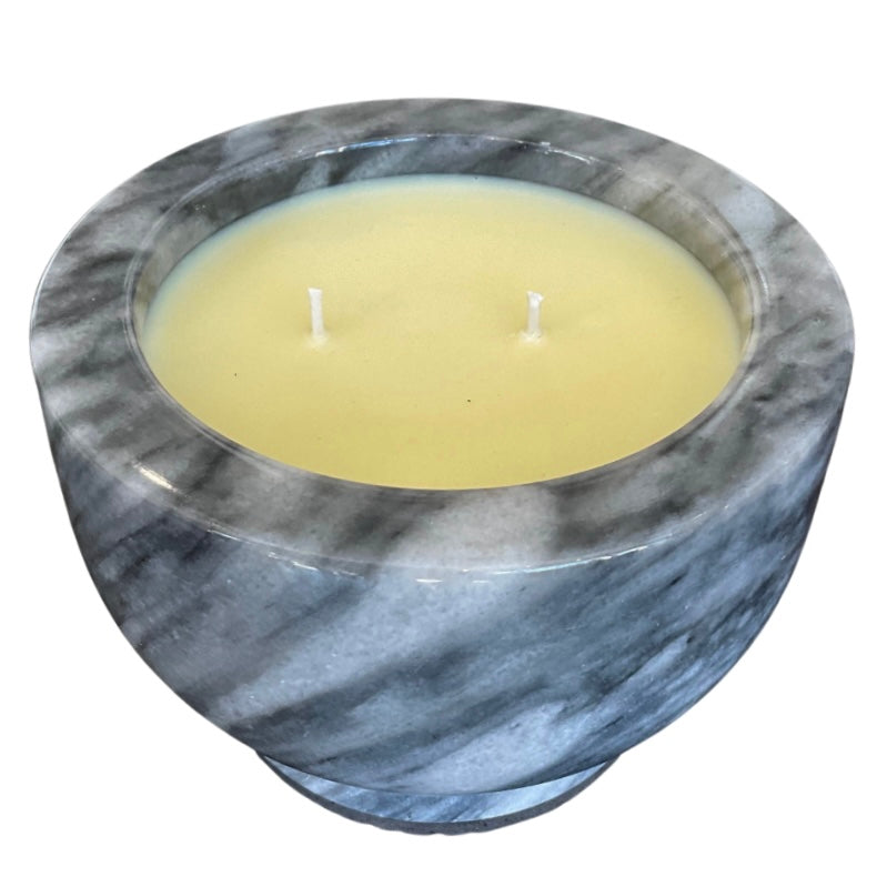 Grey Tones Marble Gardenia Candle